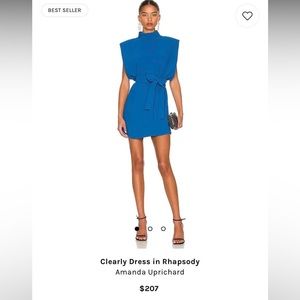 Amanda Uprichard blue dress